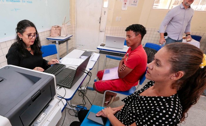 Ação da Justiça Itinerante em São Miguel dos Campos, em setembro deste ano