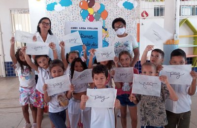Unidades de ensino municipais promovem atividades em alusão ao projeto Paz nas Escolas