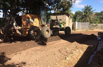 Prefeitura de Olho D´água Grande pavimentará rua do centro da cidade  