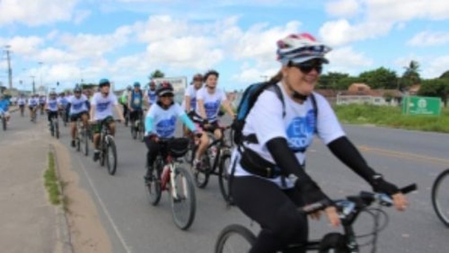 Mensagem contra as drogas percorre Maceió a bordo de bicicletas