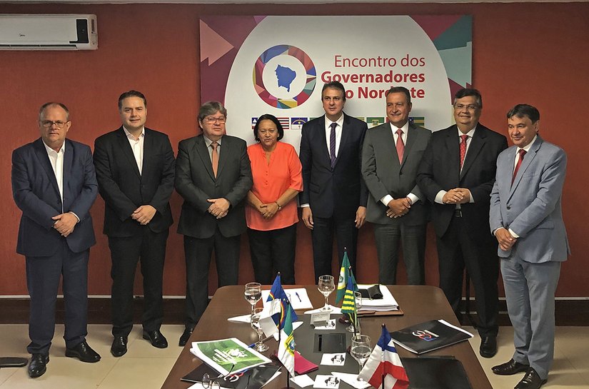 Governadores do NE se reúnem e definem prioridades para encontro nacional