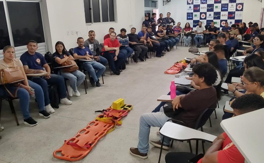 Profissionais do Samu iniciam mais uma turma do curso para aprimorar atendimento pré-hospitalar