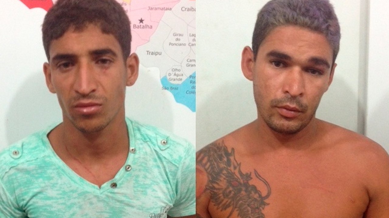 Irmãos são presos acusados de crimes na região do agreste