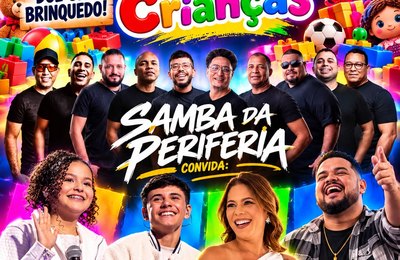 Bombar prepara programação especial com muito pagode e festa em homenagem ao Dia das Crianças