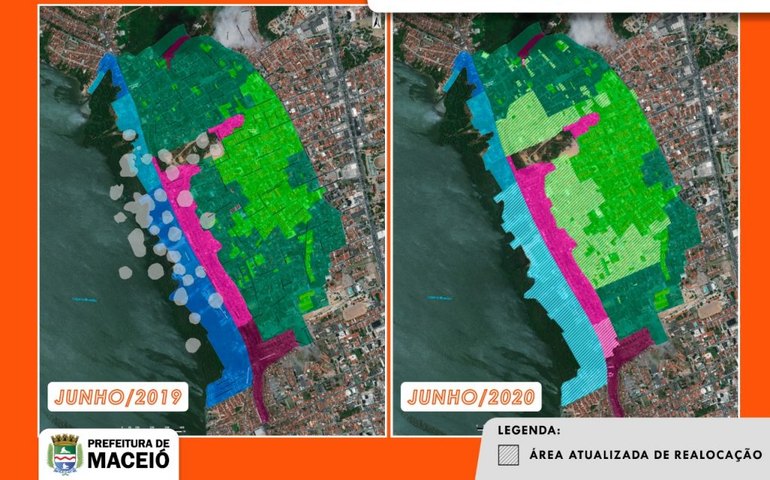 Mapa de Setorização é atualizado e amplia área de realocação