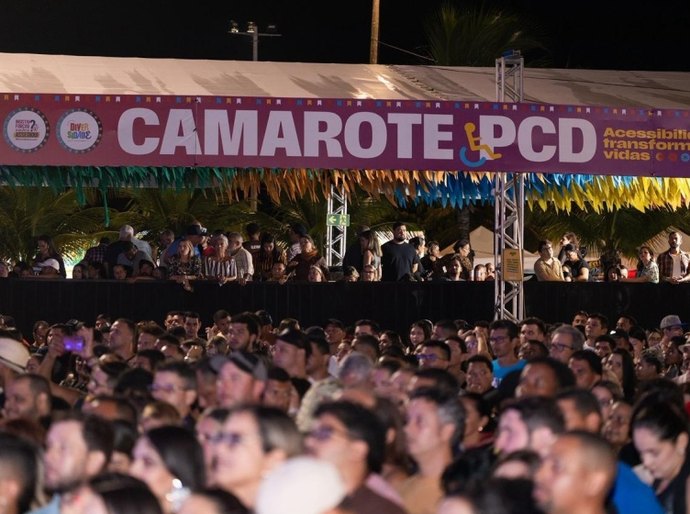 Camarote PCD garante inclusão e amplia experiência do público no São João Massayó 2026