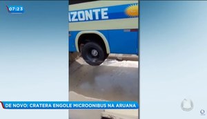 CRATERA ENGOLE ÔNIBUS