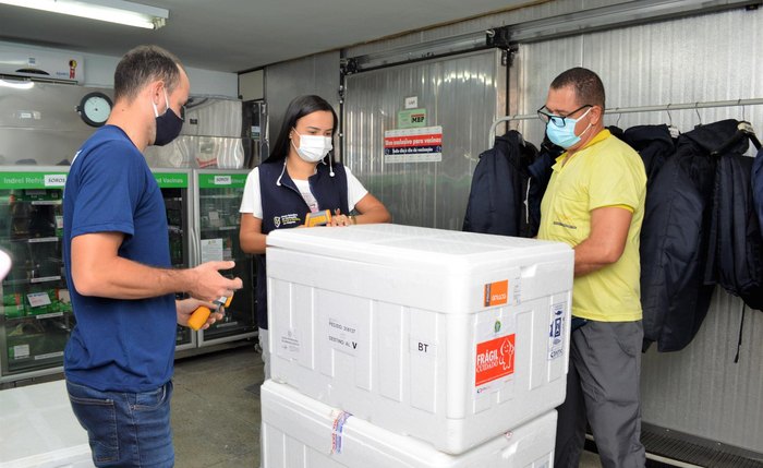 Estado recebeu novo lote de vacinas contra o coronavírus nesta quarta-feira