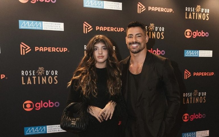 Grazi Massafera comenta foto de Cauã Reymond com a filha e tamanho de Sofia choca web: 'Está enorme'