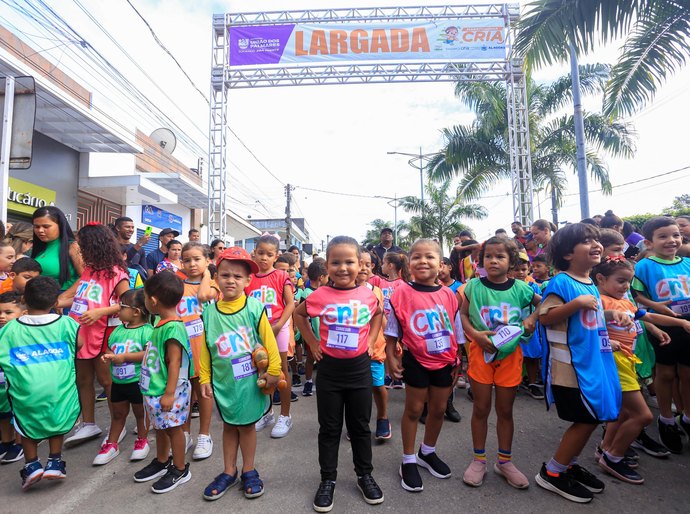 Secretaria da Primeira Infância realiza Maratoninha do Cria em União dos Palmares
