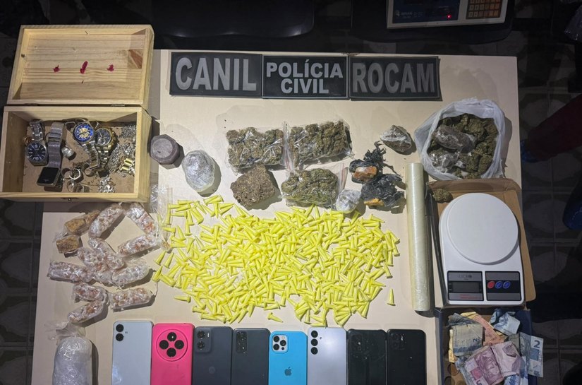 PM registra ocorrências de tráfico de drogas e tentativa de homicídio em Arapiraca