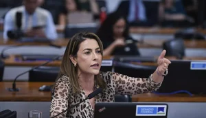 Senadora Soraya Thronicke direciona recada a Jorge Messias. Foto: Reprodução/Internet.