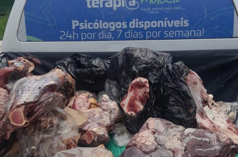Vigilância Sanitária apreende mais de 300 kg de carnes impróprias para consumo em supermercado do Benedito Bentes
