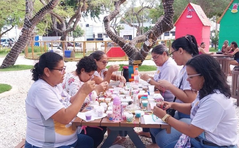 Comunidade participa de ações voltadas à saúde mental no Parque do Centenário