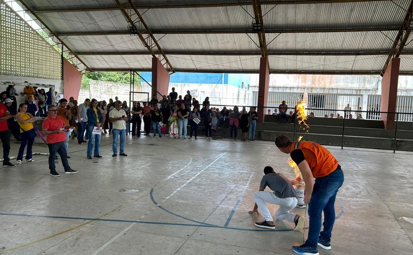 Prefeitura de Tanque d’Arca realiza palestra sobre primeiros socorros e combate a incêndio