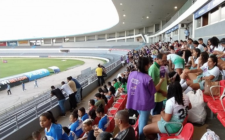 Semudh promove conscientização e panfletagem na abertura da Copa Rainha Marta 2022