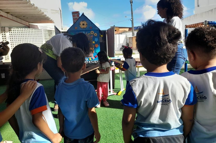 Gigantinho Poço comemora aniversário com ações de cidadania e saúde para comunidade escolar