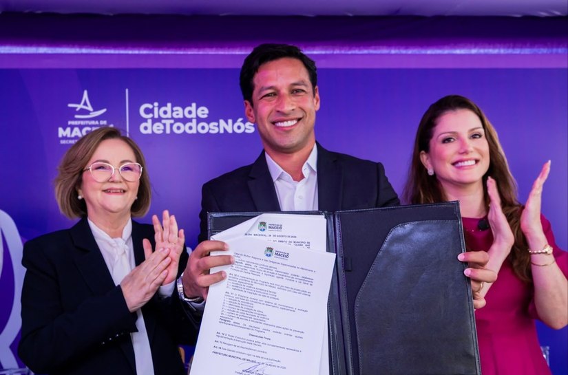 'Vamos construir a maior rede de proteção à mulher em Alagoas', diz prefeito Rodrigo Cunha ao lançar o Programa Olhar que Protege