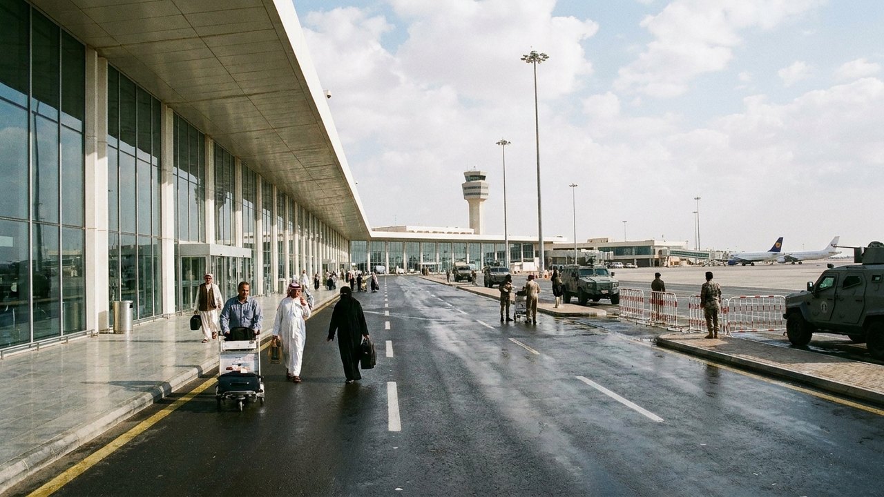 Houthis assumem ataque ao aeroporto de Riad e bases militares