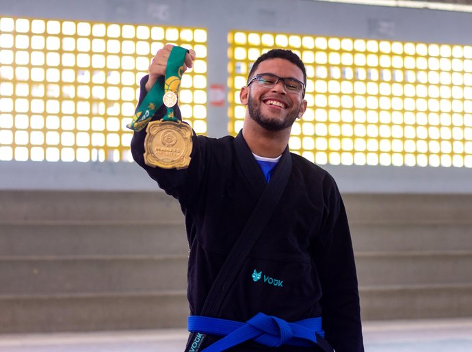 Victor Leite: estudante da rede estadual de ensino coleciona títulos no jiu-jitsu