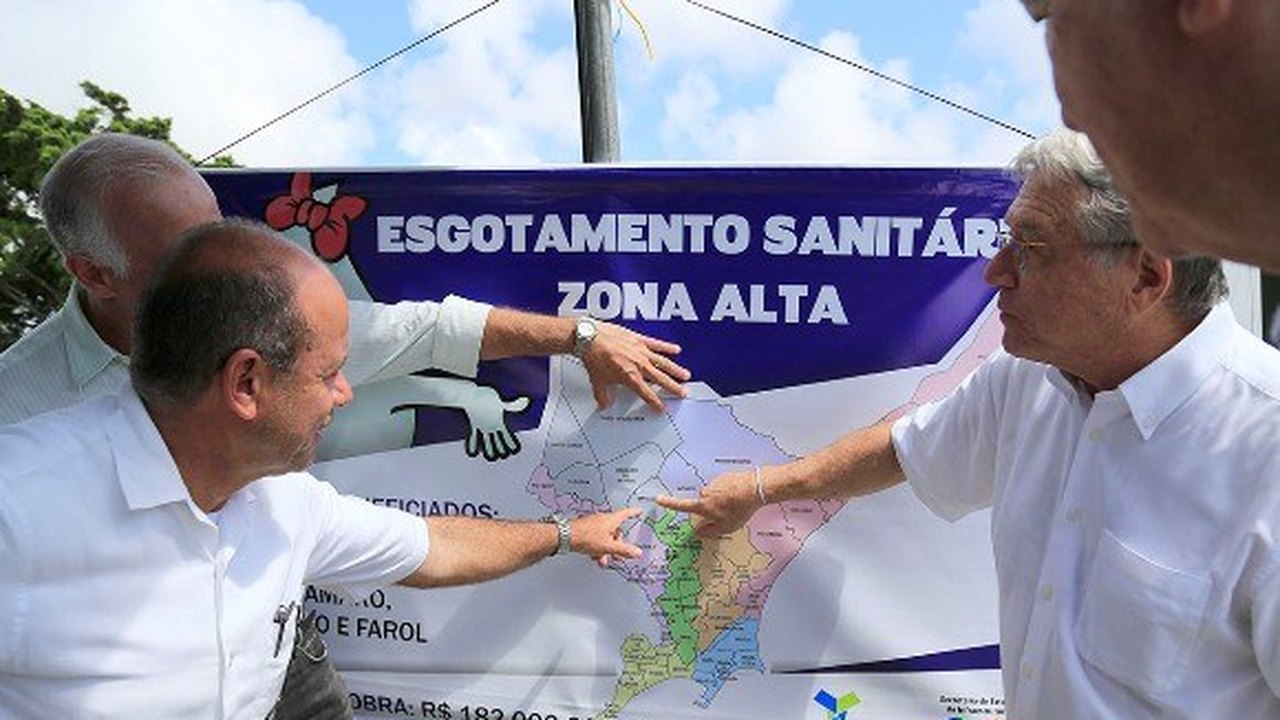 Estado autoriza obras de esgotamento sanitário dos bairros do Farol e Tabuleiro