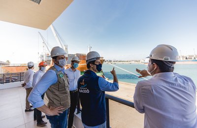 Prefeito JHC apresenta obras para secretário do Ministério da Infraestrutura