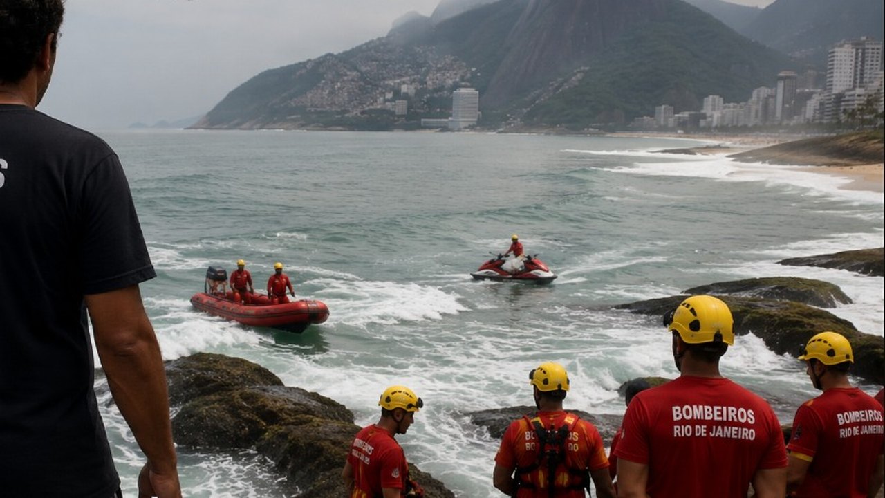 Filho diz que surfista vivia momento difícil antes de desaparecer no mar em São Conrado