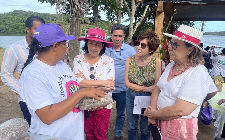 Tereza Nelma representa o Ministério da Pesca em visita da Embaixada Espanhola em Alagoas