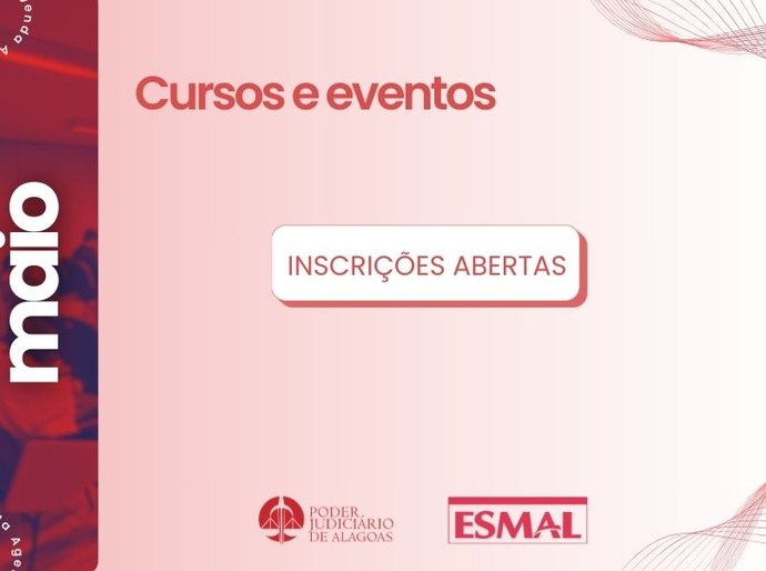 Esmal divulga programação de cursos e eventos para o mês de maio
