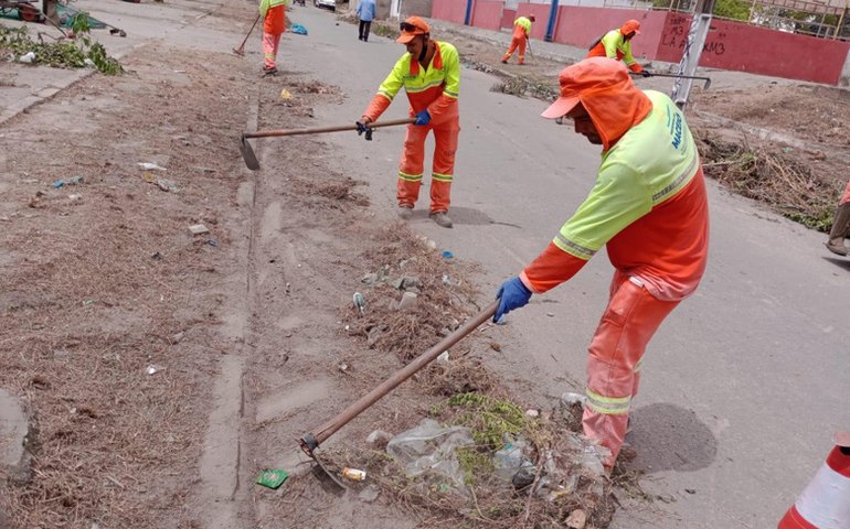 Mutirão de limpeza: Desenvolvimento Sustentável realiza ação em bairros da parte alta e baixa da capital