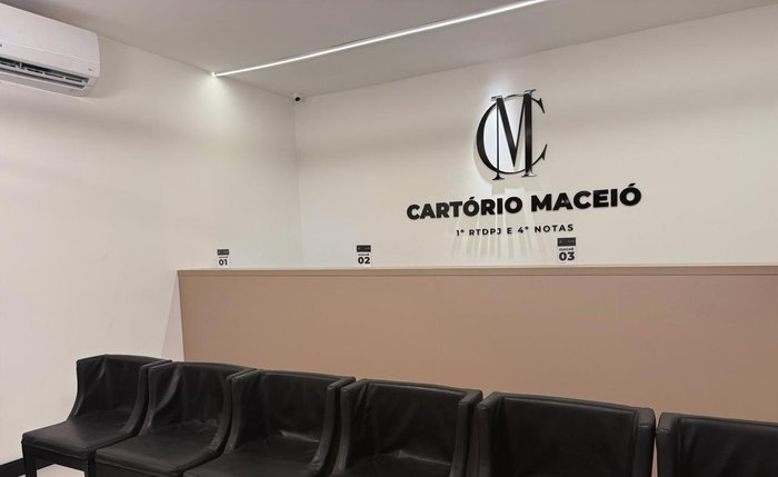 Nova sede do cartório, no bairro de Ponta Verde