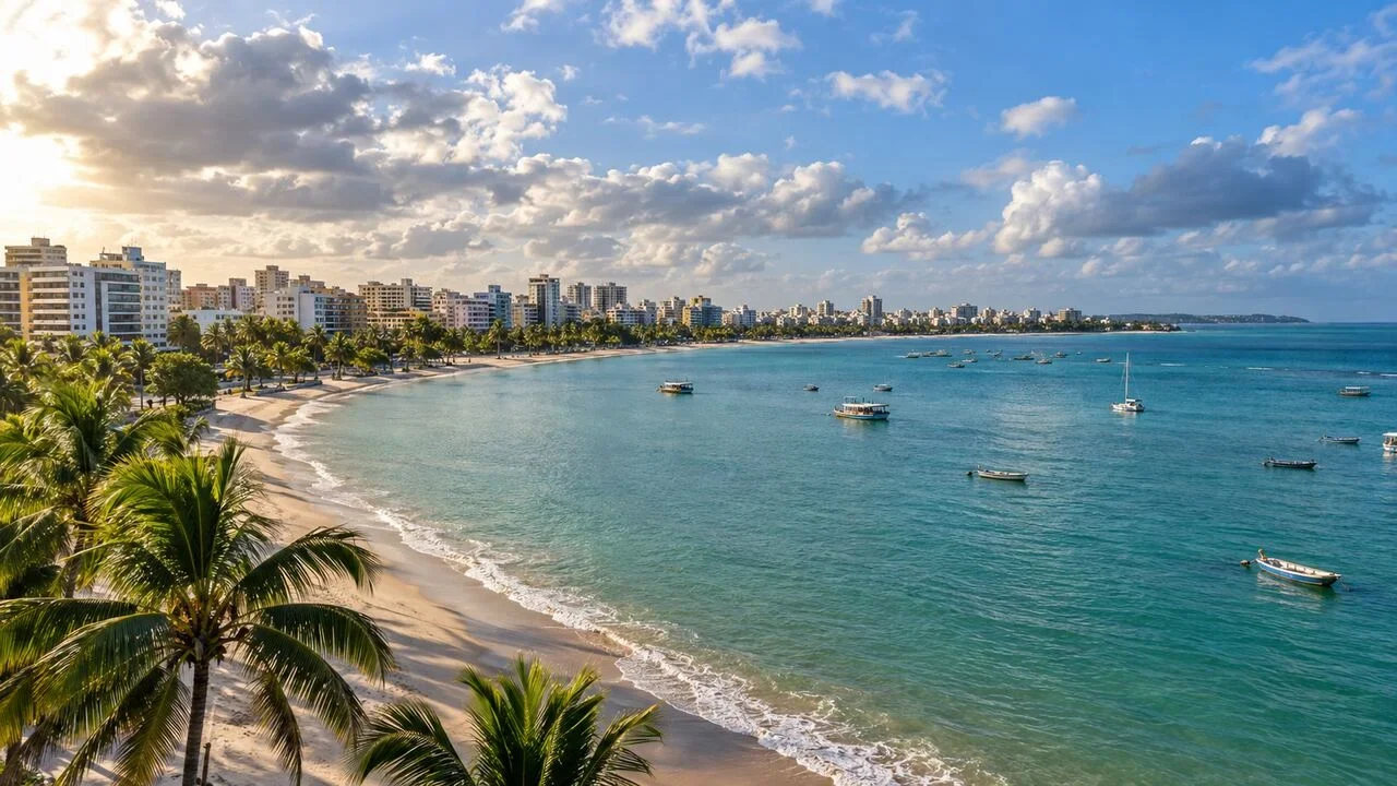 Maceió terá segunda-feira de sol entre nuvens e máxima de 29°C