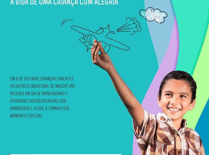 Sebrae, FIEA, Adedi e parceiros realizam ação social para o Dia das Crianças