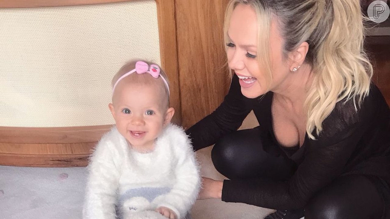 Eliana comemora 1º aniversário da filha Manoela: ‘passou rápido demais’, diz