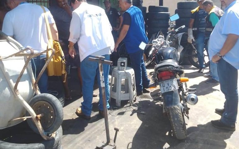 Ação promove recolhimento de pneus para combater Aedes aegypti