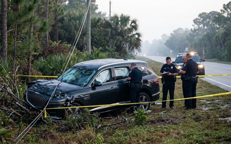 Vídeo mostra Tiger Woods dizendo à polícia que 'falava com o presidente' após capotar SUV na Flórida