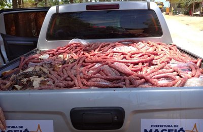 Vigilância Sanitária apreende mais 1.550 kg de alimentos impróprios para consumo