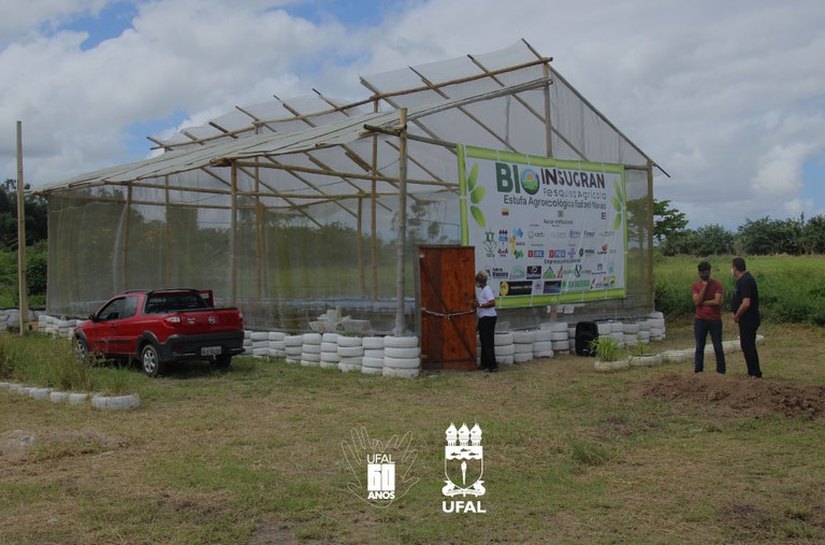 Campus Ceca da Ufal recebe a Bioinsugram, primeira estufa agroecológica de Alagoas