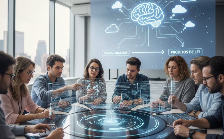 Cidadãos ajudam a escrever projetos de lei com ferramenta de inteligência artificial