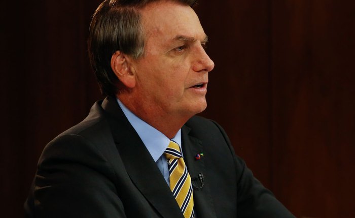 Presidente Bolsonaro em pronunciamento oficial Presidente Bolsonaro em pronunciamento oficial