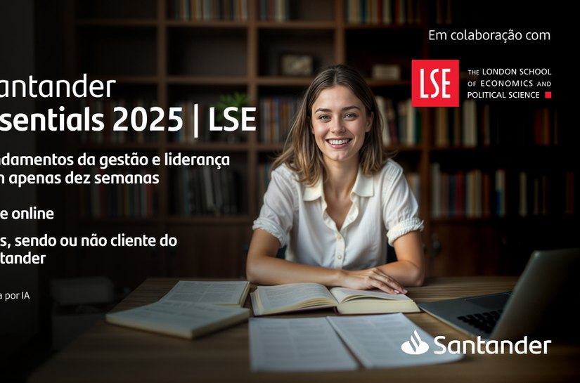 Santander e London School of Economics oferecem 750 bolsas de estudo para aprender conceitos de um MBA