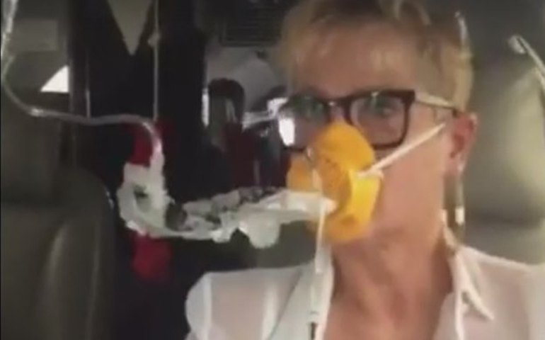 Avião de Xuxa é atingido por raio e faz pouso de emergência