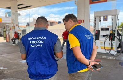 Procon Alagoas inicia fiscalização em postos de combustíveis para apurar aumento no preço da gasolina