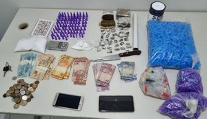 Casal é preso por tráfico de drogas em Campo do Brito / Foto: Foto: SSP/SE