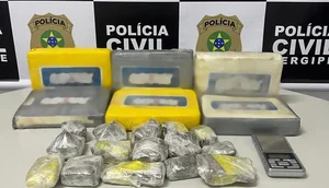 Homem e mulher são presos com sete quilos de drogas em Propriá