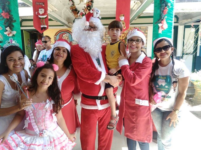 Saúde Bucal realiza 1º Natal Odontológico em creche de Palmeira