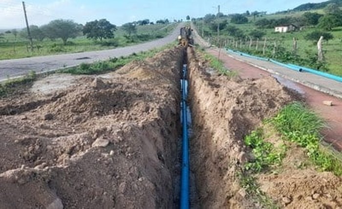 Obras para levar água à comunidades de Inhapi estão avançadas, segundo a Codevasf Obras para levar água à comunidades de Inhapi estão avançadas, segundo a Codevasf