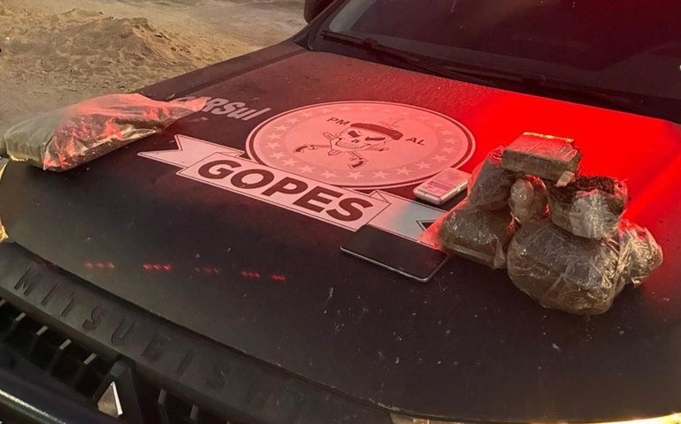 Polícia Militar apreende drogas em Campo Alegre e Maceió