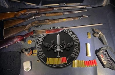Operação RENOE: homem é preso com revólver e arsenal de espingardas em Japaratinga