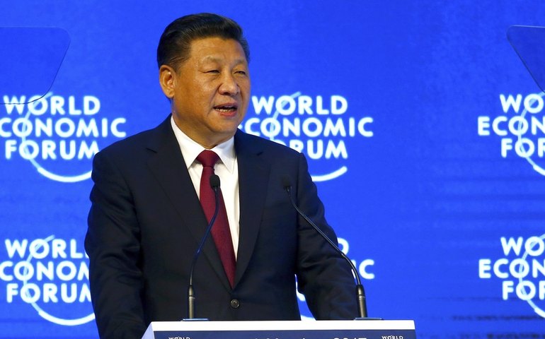 Presidente da China defende globalização e livre comércio em Davos